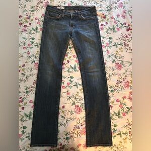 Red Engine Dark Blue Denim Jeans